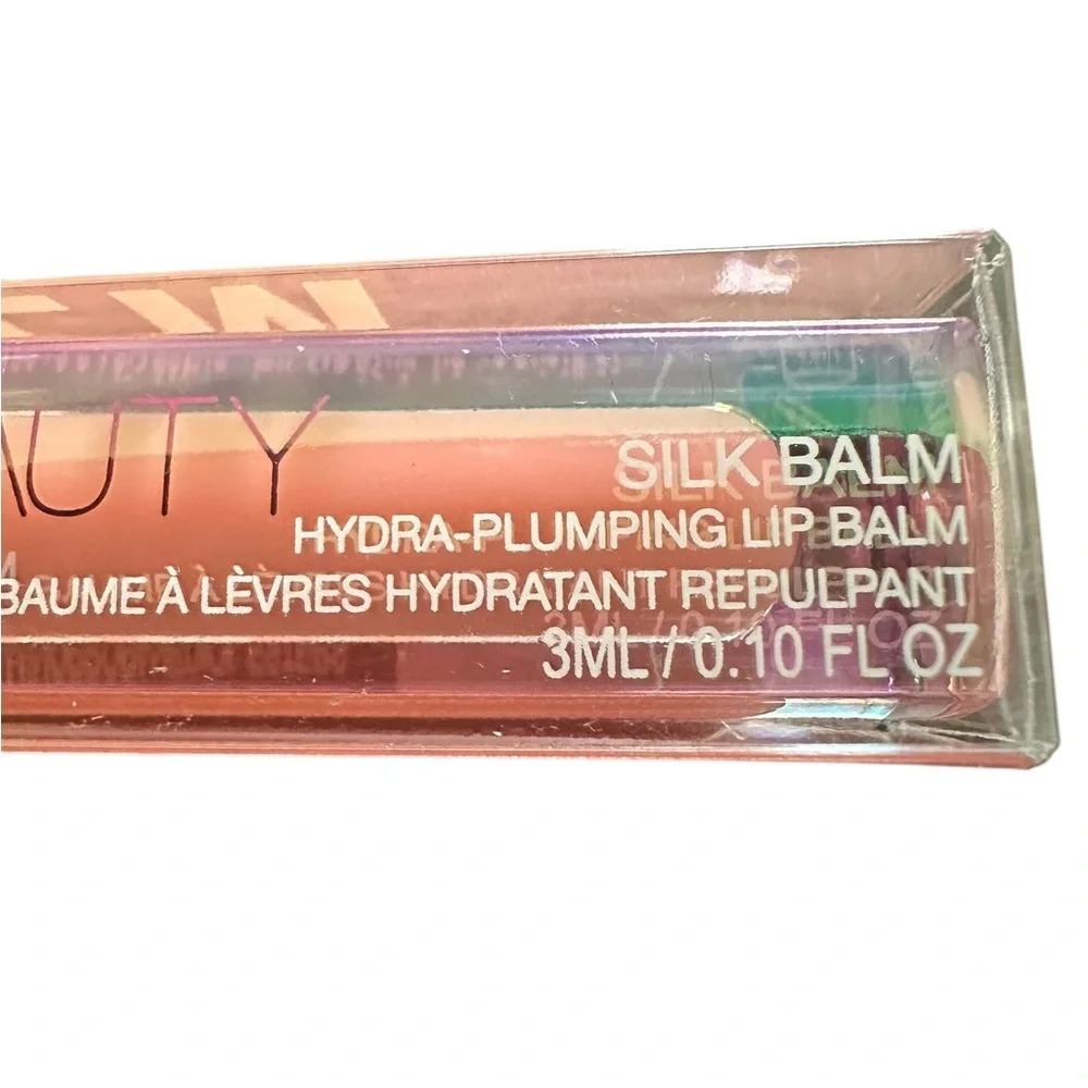 Huda Beauty Silk Balm Hydra-Plumping Lip Balm in Blush 3ml New in Box